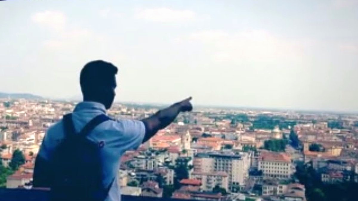 Panorama di Bergamo dalla Città Alta
