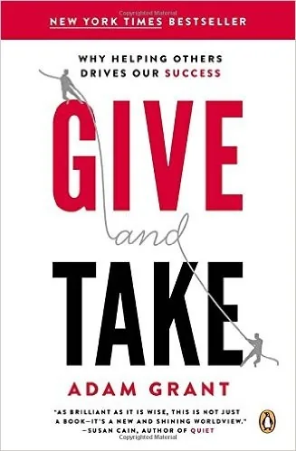 Give and Take di Adam Grant, copertina