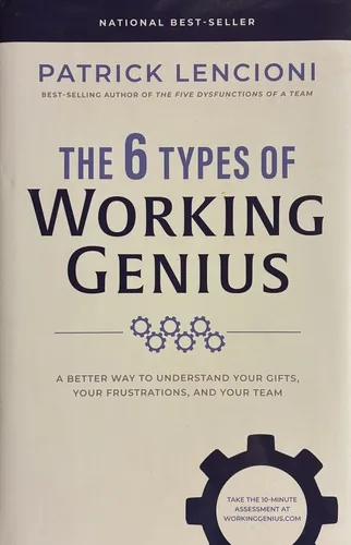 The 6 Types of Working Genius di Patrick Lencioni, copertina
